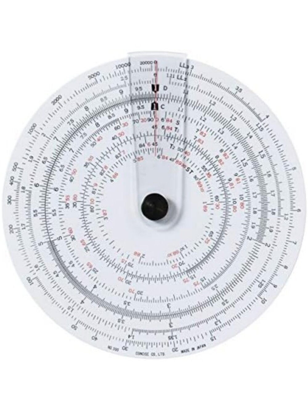 Compact Circular Calculator Ruler - Precision Measurement Tool for Easy - Picture 2 of 3